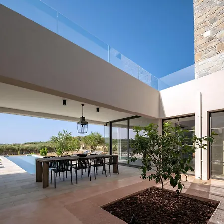 Вилла Exquisite Crete Laurel Large Private Pool Modern Furnishing Bbq Rethymno